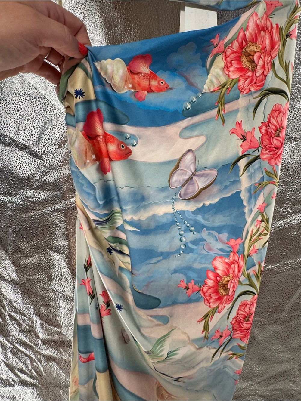 Gwen Nacar Dress in Multicolor
Agua Bendita S NWT - Picture 10 of 10